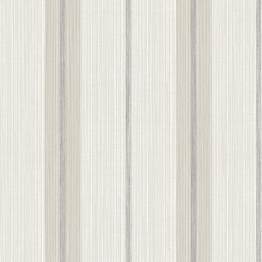 Purchase 4173-27661 A-Street Wallpaper, Ames Grey Linen Stripe - Chris Loves Julia