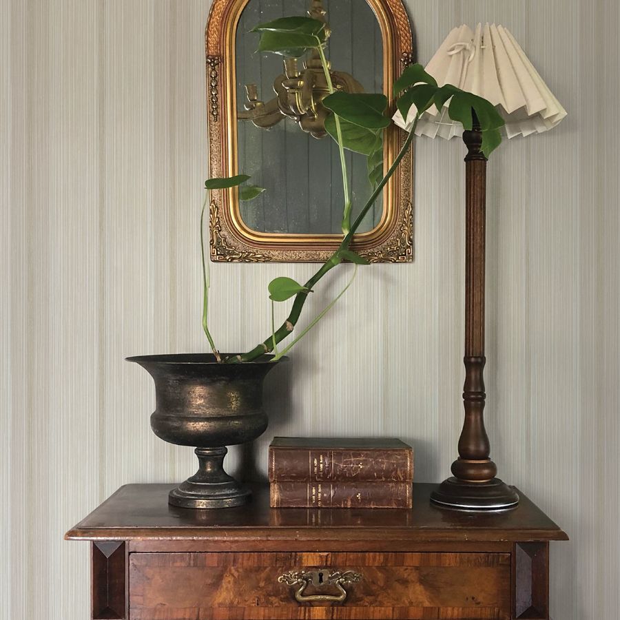 Purchase 4173-27662 A-Street Wallpaper, Ames Beige Linen Stripe - Chris Loves Julia12