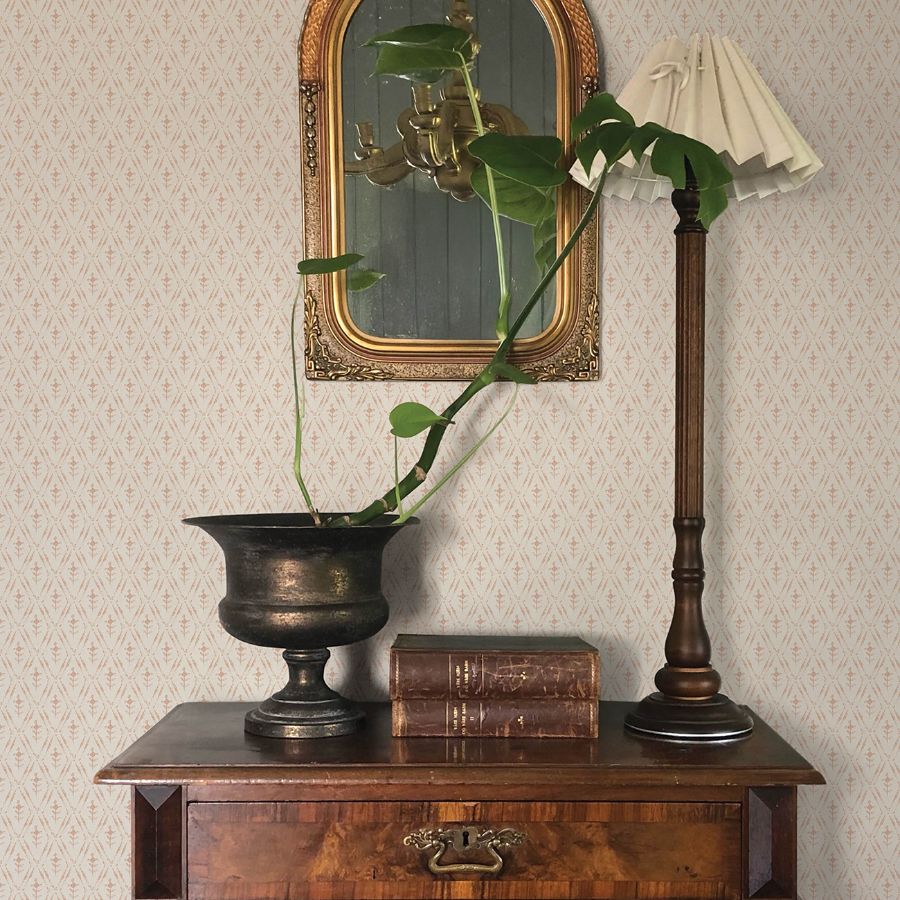 Purchase 4173-27670 A-Street Wallpaper, Tillie Blush Diamond Floral - Chris Loves Julia12