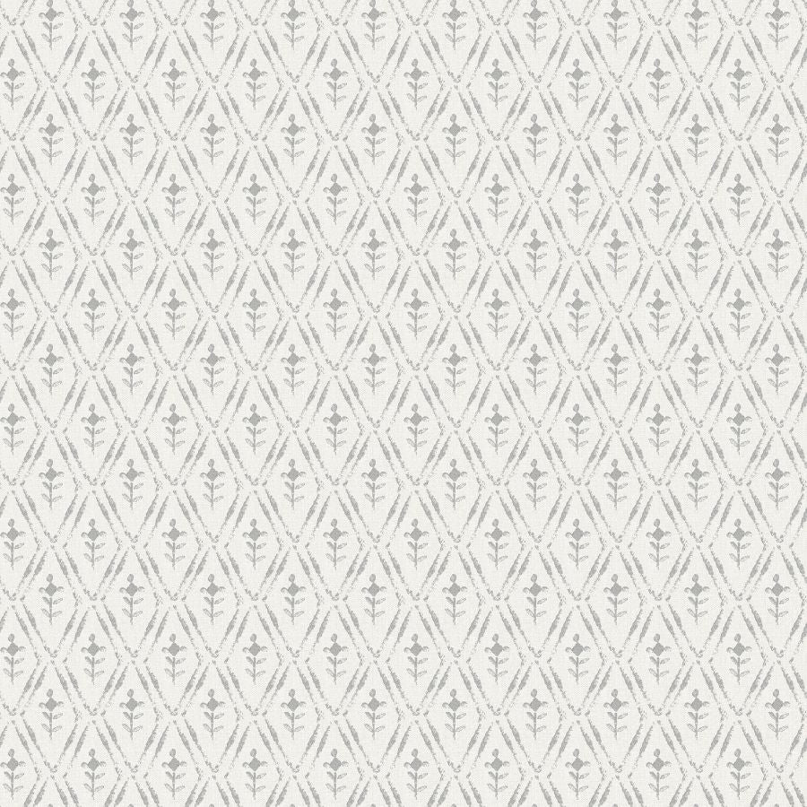 Purchase 4173-27672 A-Street Wallpaper, Tillie Grey Diamond Floral - Chris Loves Julia