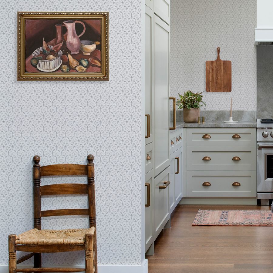 Purchase 4173-27672 A-Street Wallpaper, Tillie Grey Diamond Floral - Chris Loves Julia1