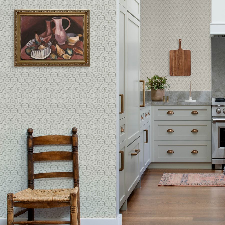 Purchase 4173-27674 A-Street Wallpaper, Tillie Sage Diamond Floral - Chris Loves Julia1