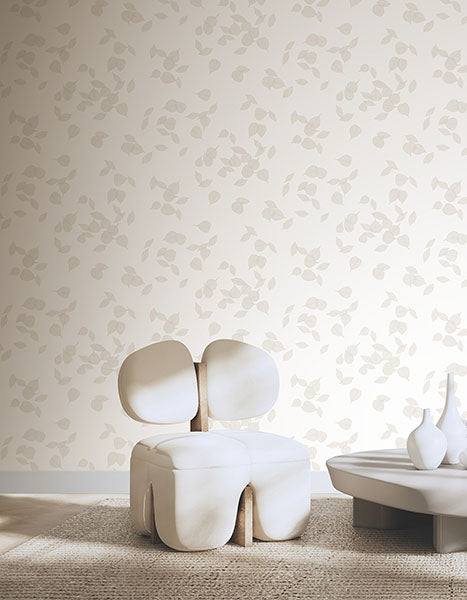 Purchase 4174-4646 Warner Wallpaper, Myles Gold Leaves - Grasscloth Resource 21