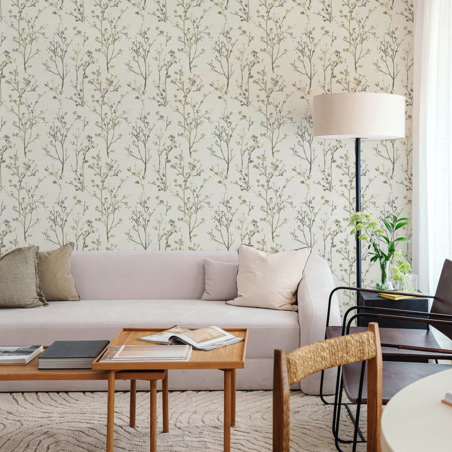 Purchase 4177-27720 A-Street Wallpaper, Silverling - Drew & Jonathan Home Fifth Edition1