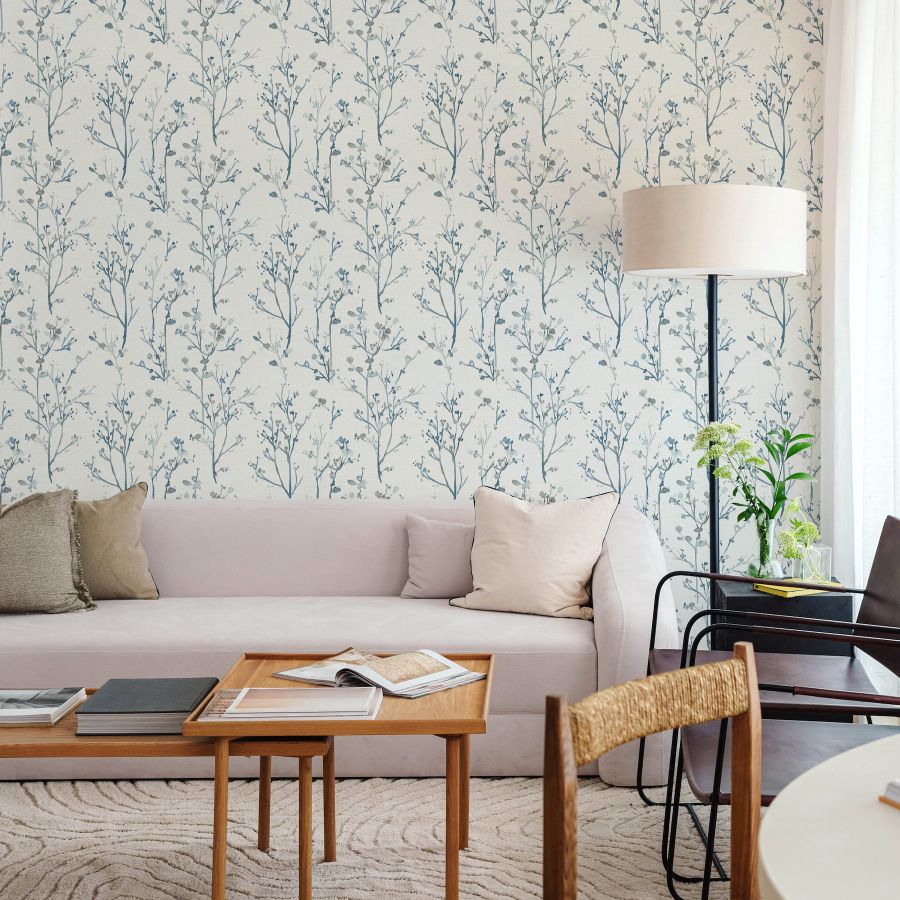Purchase 4177-27721 A-Street Wallpaper, Silverling - Drew & Jonathan Home Fifth Edition1