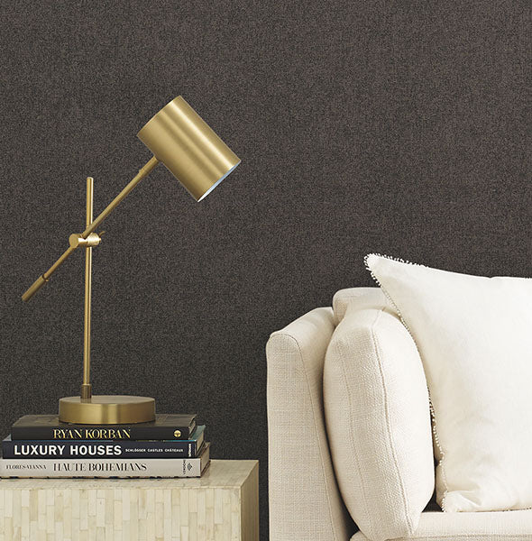 Purchase 4178-4425 Warner Wallpaper, Herringbone Tweed Charcoal Woven - Modern Expressions1