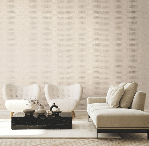 Purchase 4181-4701 Warner Wallpaper, Brielle Taupe Polka Dot - Infinity1