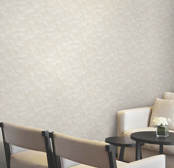 Purchase 4181-4751 Warner Wallpaper, Naila Ivory Geo Weave - Infinity1