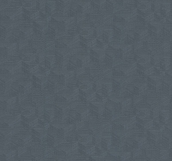 Purchase 4181-4752 Warner Wallpaper, Naila Indigo Geo Weave - Infinity