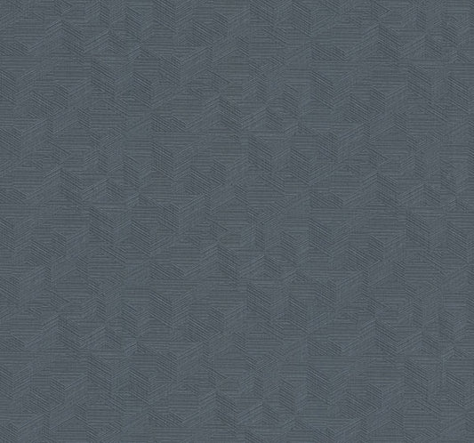 Purchase 4181-4752 Warner Wallpaper, Naila Indigo Geo Weave - Infinity