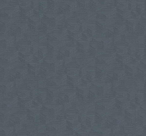 Purchase 4181-4752 Warner Wallpaper, Naila Indigo Geo Weave - Infinity