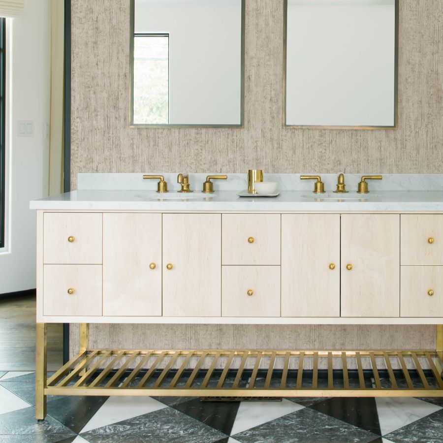 Purchase 4191-83003 Chesapeake Wallpaper, Ramona Beige Distressed Texture - Kitchen & Bath12