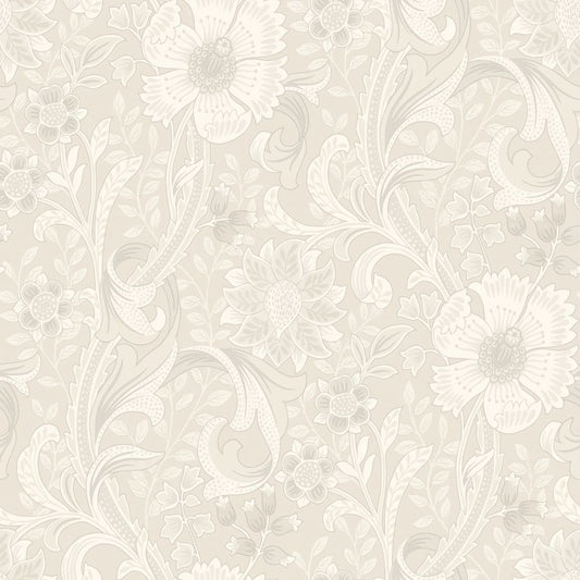 Purchase 4191-83011 Chesapeake Wallpaper, Liora Neutral Floral Trail - Kitchen & Bath