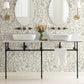 Purchase 4191-83017 Chesapeake Wallpaper, Laverne Neutral Wildflowers - Kitchen & Bath12