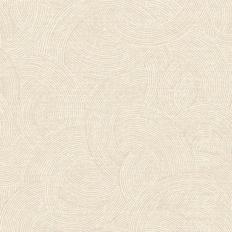 Purchase 4191-83021 Chesapeake Wallpaper, Harrison Champagne Swirling Geometric - Kitchen & Bath