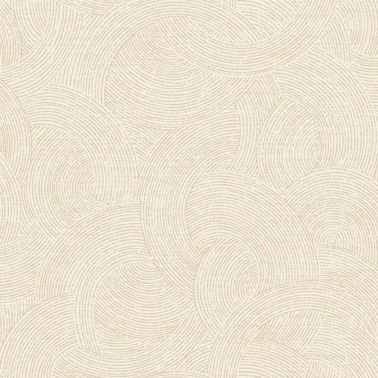 Purchase 4191-83021 Chesapeake Wallpaper, Harrison Champagne Swirling Geometric - Kitchen & Bath