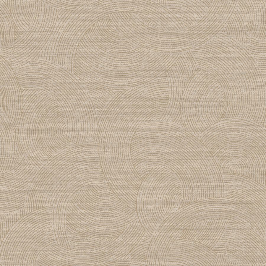 Purchase 4191-83023 Chesapeake Wallpaper, Harrison Taupe Swirling Geometric - Kitchen & Bath