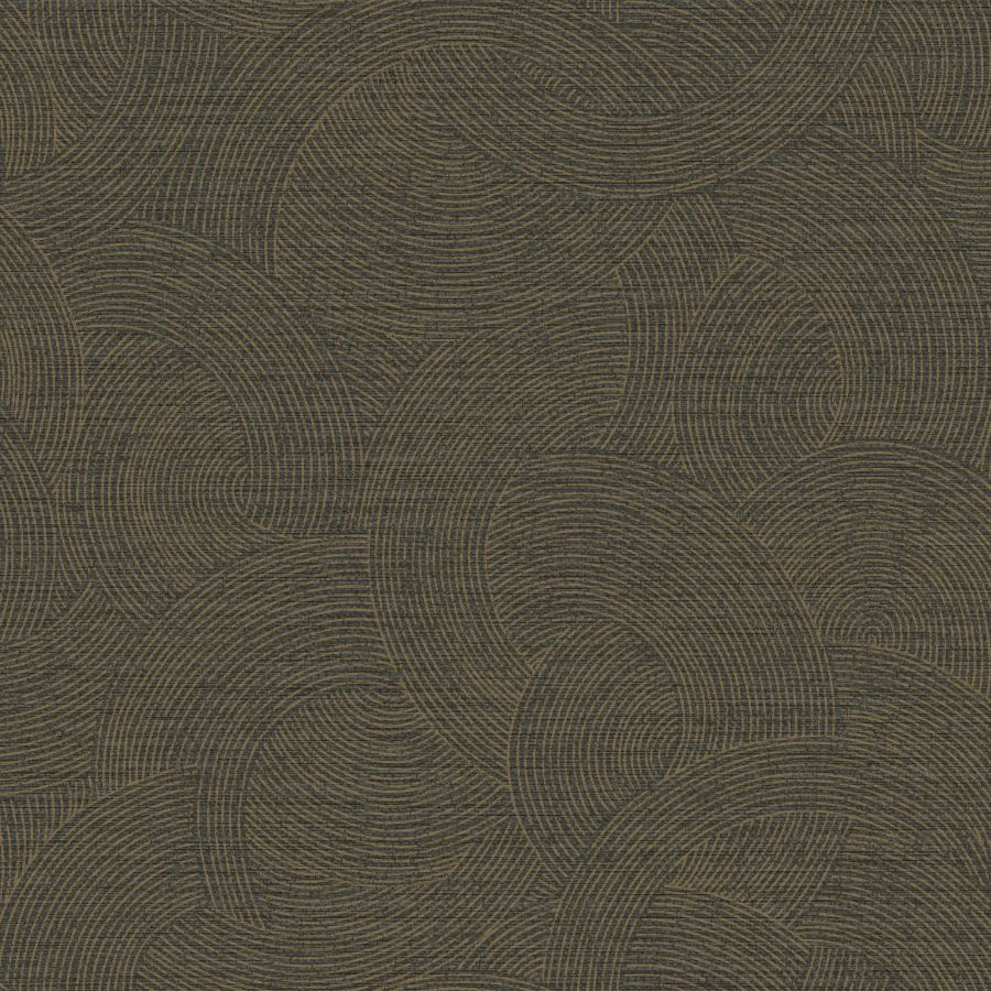 Purchase 4191-83024 Chesapeake Wallpaper, Harrison Charcoal Swirling Geometric - Kitchen & Bath