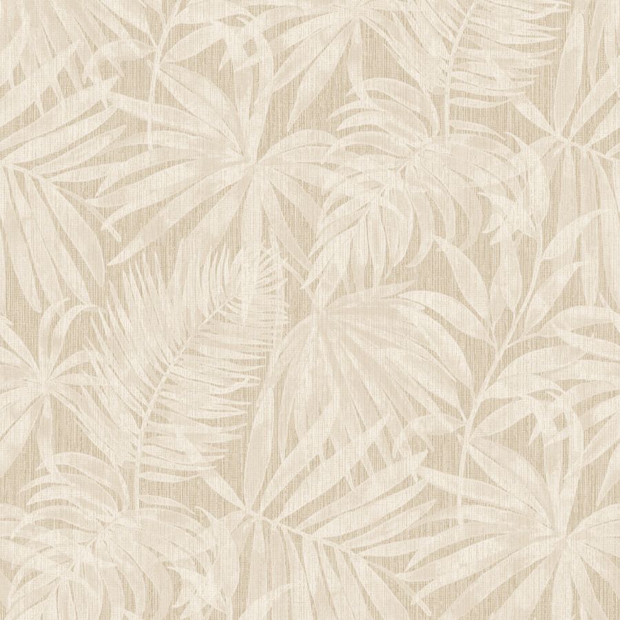 Purchase 4191-83025 Chesapeake Wallpaper, Sonny Beige Fronds - Kitchen & Bath