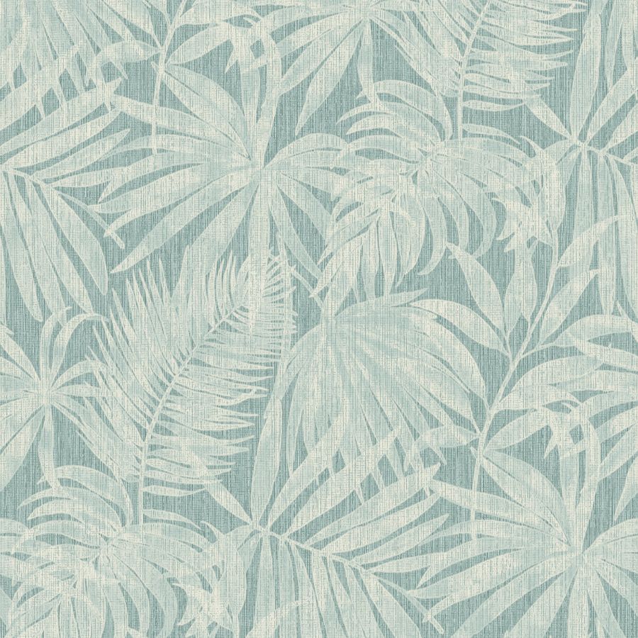 Purchase 4191-83026 Chesapeake Wallpaper, Sonny Light Blue Fronds - Kitchen & Bath