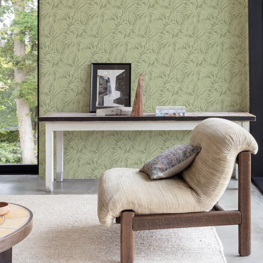 Purchase 4191-83027 Chesapeake Wallpaper, Sonny Green Fronds - Kitchen & Bath1