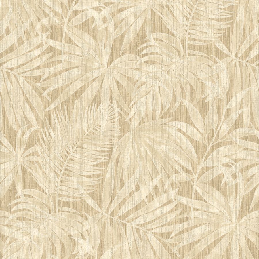 Purchase 4191-83028 Chesapeake Wallpaper, Sonny Light Brown Fronds - Kitchen & Bath