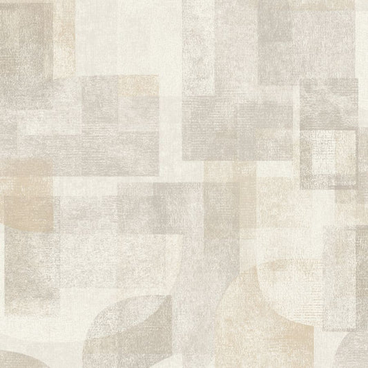 Purchase 4191-83030 Chesapeake Wallpaper, Cassandra Taupe Block Geometric - Kitchen & Bath