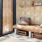 Purchase 4191-83033 Chesapeake Wallpaper, Cassandra Rust Block Geometric - Kitchen & Bath1