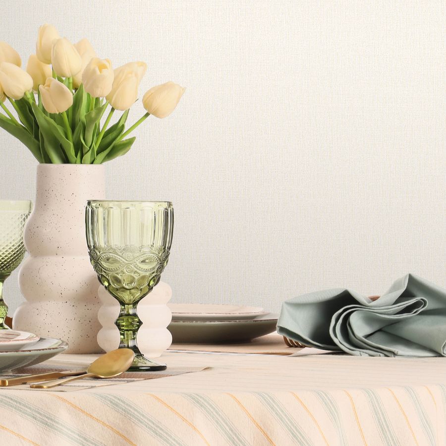 Purchase 4191-83034 Chesapeake Wallpaper, Sonia Bone Faux Linen - Kitchen & Bath1