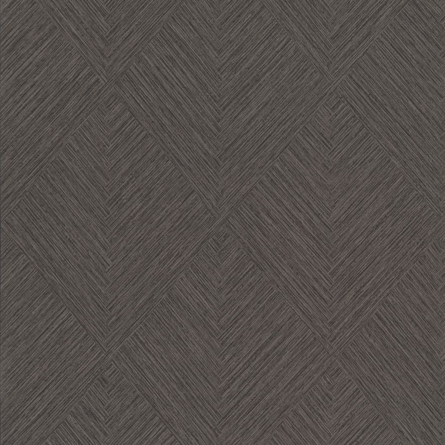 Purchase 4191-83046 Chesapeake Wallpaper, Hollis Charcoal Textured Diamond - Kitchen & Bath