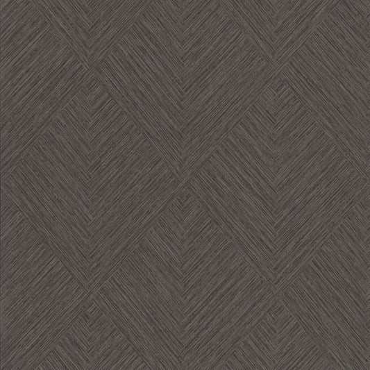 Purchase 4191-83046 Chesapeake Wallpaper, Hollis Charcoal Textured Diamond - Kitchen & Bath