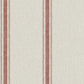 Purchase 4192-12464 Chesapeake Wallpaper, Linette Red Fabric Stripe - Plaid & Stripe