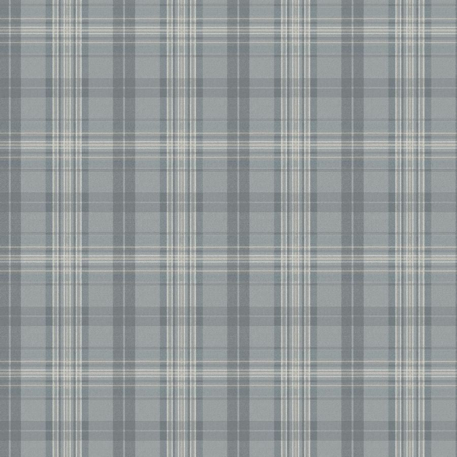 Purchase 4192-330214 Chesapeake Wallpaper, Austin Slate Plaid - Plaid & Stripe
