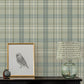 Purchase 4192-330217 Chesapeake Wallpaper, Austin Sage Plaid - Plaid & Stripe1