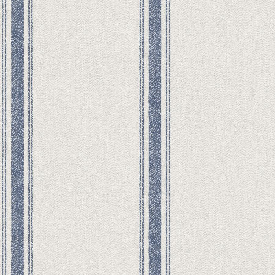 Purchase 4192-70067 Chesapeake Wallpaper, Linette Blue Fabric Stripe - Plaid & Stripe