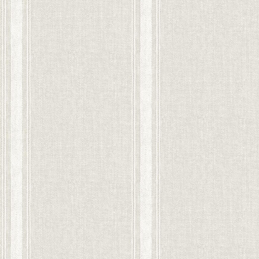 Purchase 4192-70070 Chesapeake Wallpaper, Linette Beige Fabric Stripe - Plaid & Stripe