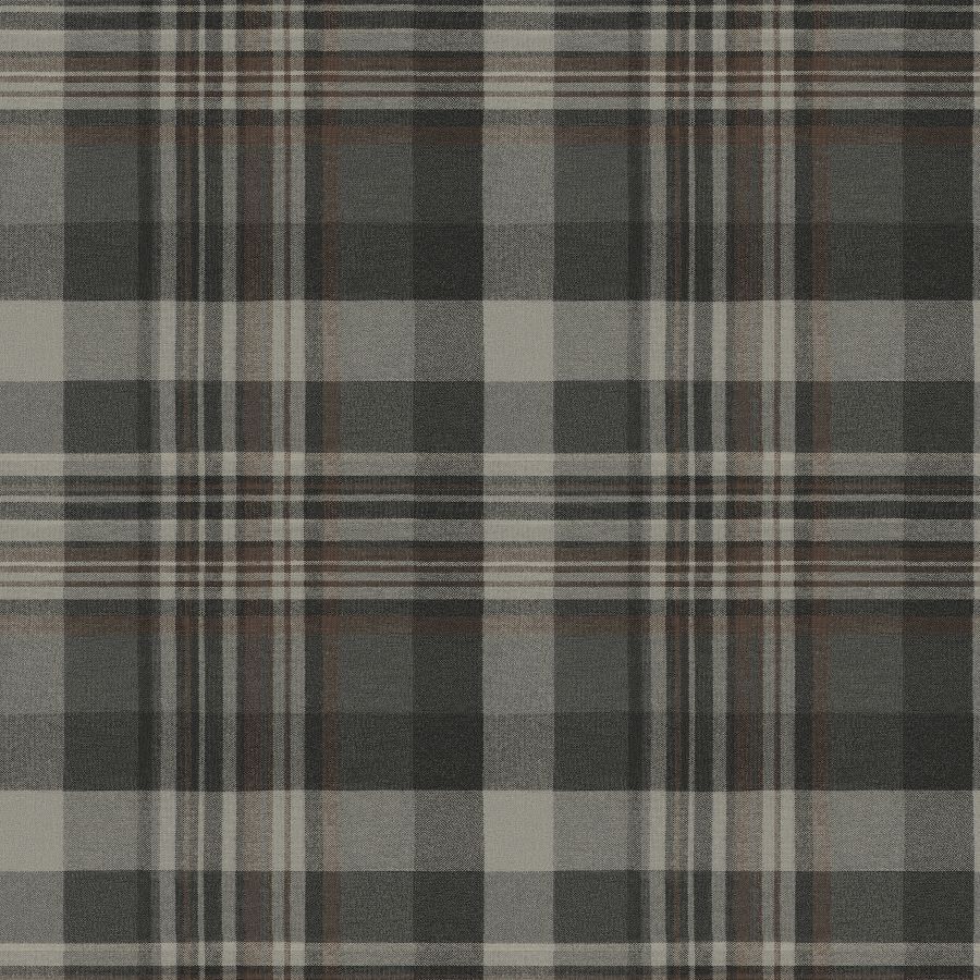 Purchase 4192-72632 Chesapeake Wallpaper, Dutton Plaid Charcoal Flannel - Plaid & Stripe