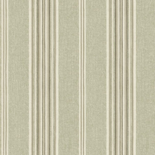Purchase 4192-83121 Chesapeake Wallpaper, Calvados Moss Linen Stripe - Plaid & Stripe