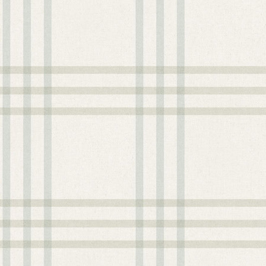 Purchase 4192-83400 Chesapeake Wallpaper, Fletcher Aqua Plaid - Plaid & Stripe