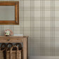 Purchase 4192-83401 Chesapeake Wallpaper, Fletcher Grey Plaid - Plaid & Stripe1