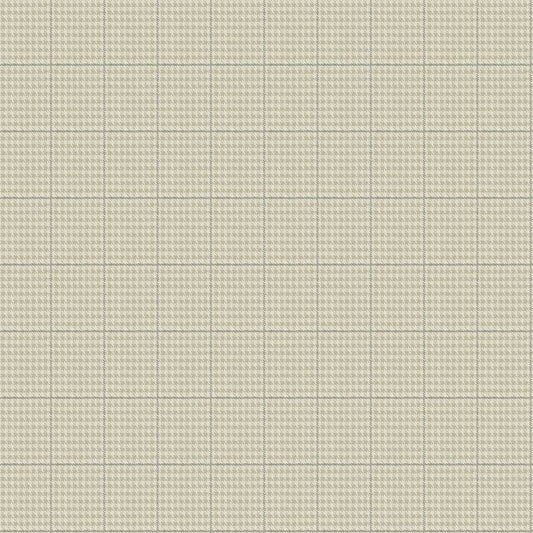 Purchase 4192-83414 Chesapeake Wallpaper, Prescott Taupe Glen Check - Plaid & Stripe