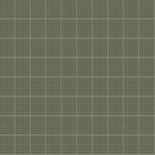 Purchase 4192-83415 Chesapeake Wallpaper, Prescott Dark Green Glen Check - Plaid & Stripe