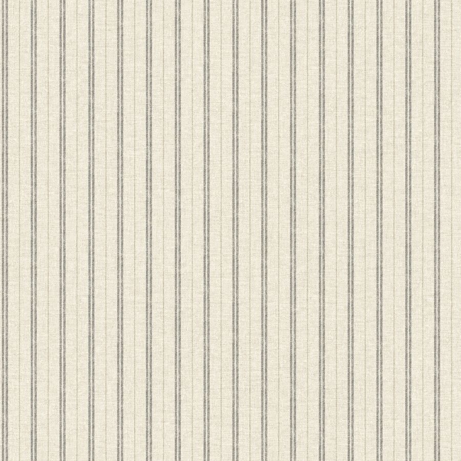 Purchase 4192-83429 Chesapeake Wallpaper, Harville Black Double Stripe - Plaid & Stripe
