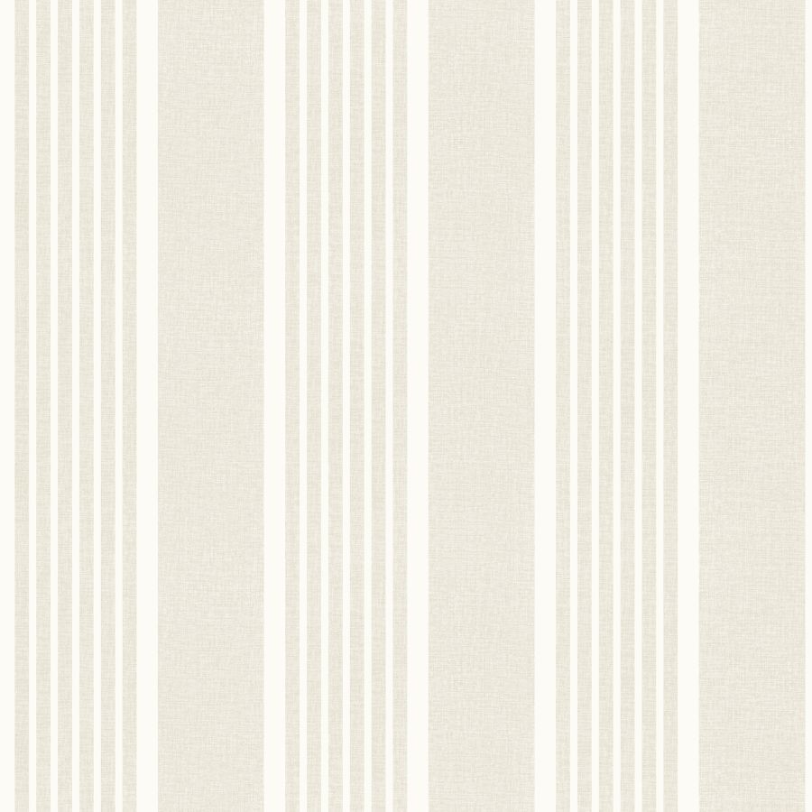 Purchase 4192-83433 Chesapeake Wallpaper, Bingley Beige Embellished Stripe - Plaid & Stripe