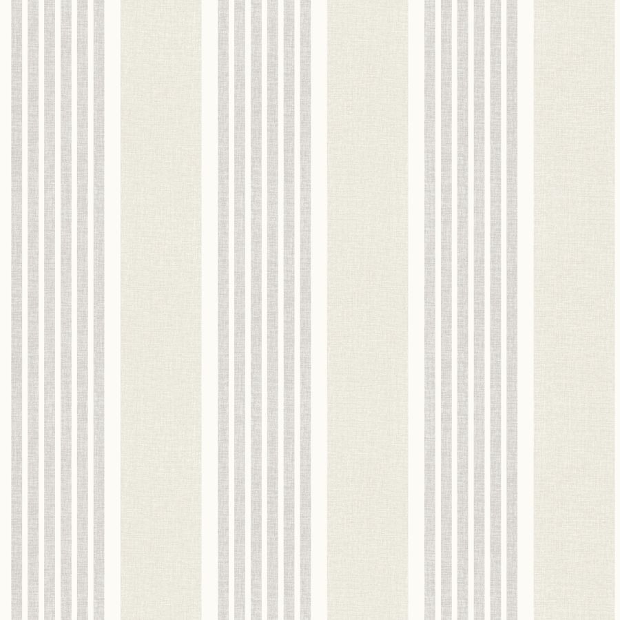Purchase 4192-83434 Chesapeake Wallpaper, Bingley Light Grey Embellished Stripe - Plaid & Stripe