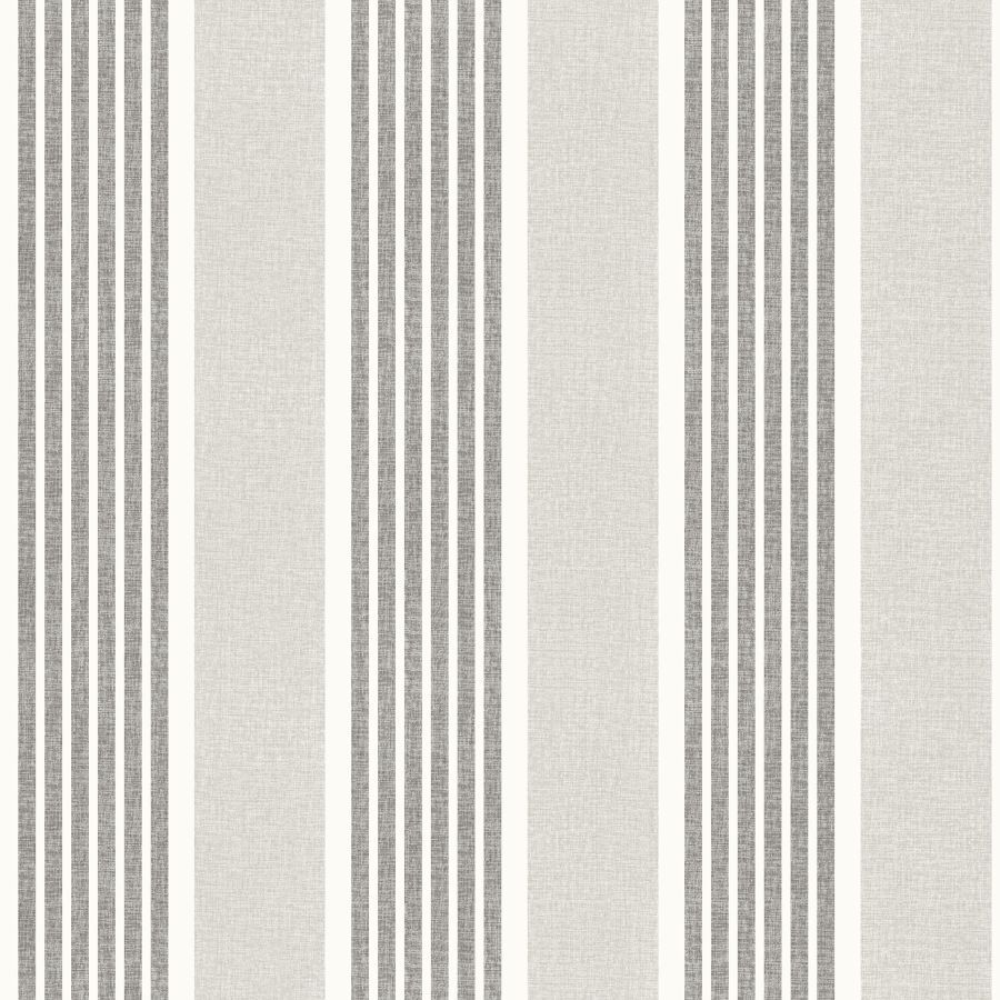 Purchase 4192-83435 Chesapeake Wallpaper, Bingley Charcoal Embellished Stripe - Plaid & Stripe