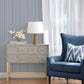 Purchase 4192-83452 Chesapeake Wallpaper, Lascelle Light Blue Modern Pinstripe - Plaid & Stripe1