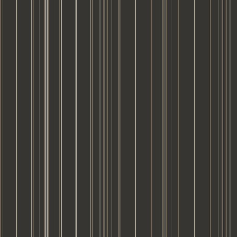 Purchase 4192-83453 Chesapeake Wallpaper, Lascelle Black Modern Pinstripe - Plaid & Stripe