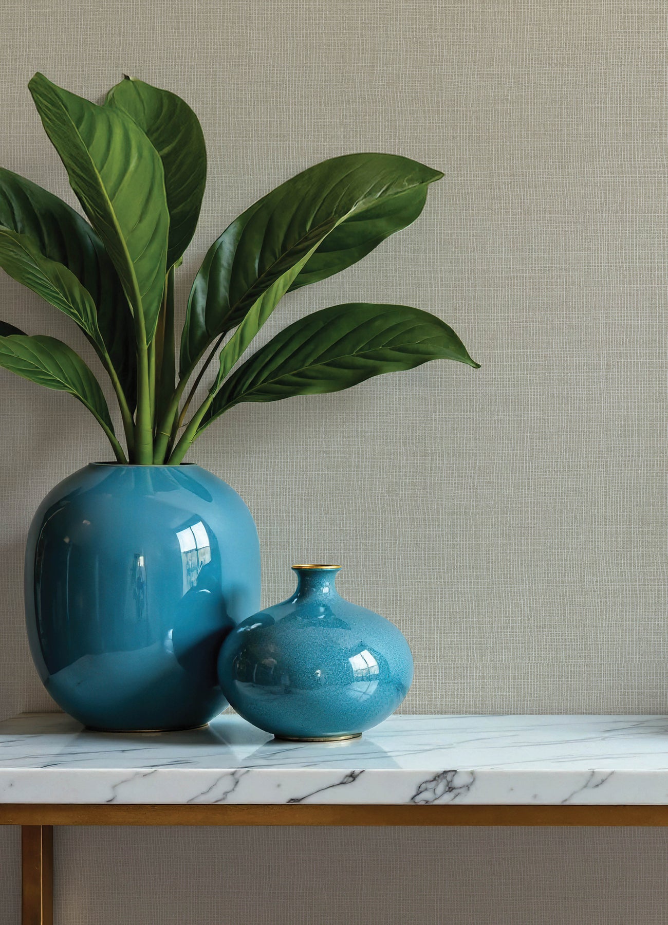 Purchase 4193-7402 A-Street Wallpaper, Alba Grey Open Weave - Portofino12