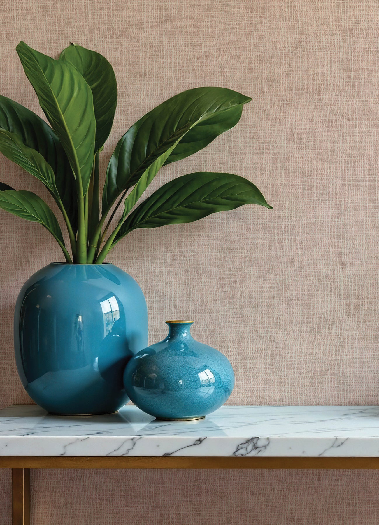 Purchase 4193-7406 A-Street Wallpaper, Alba Blush Open Weave - Portofino12